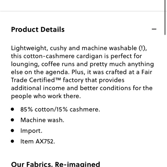 NWT J Crew V-neck cotton-cashmere cardigan sweater AX752 - Picture 7 of 8